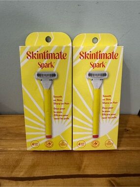 Skintimate Spark Women's Razor Refills - Yellow (2 Pack)